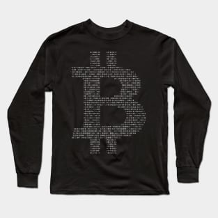 Bitcoin Binary Long Sleeve T-Shirt